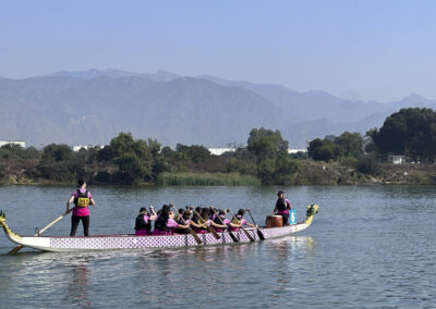 Dragon boat team Los angeles Breast cancer survivors Long Beach sport after cancer