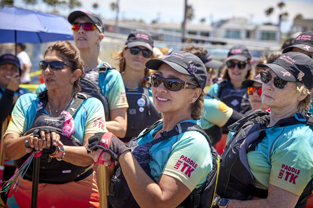 All smiles Los Angeles Pink Dragons Breast Cancer Survivors